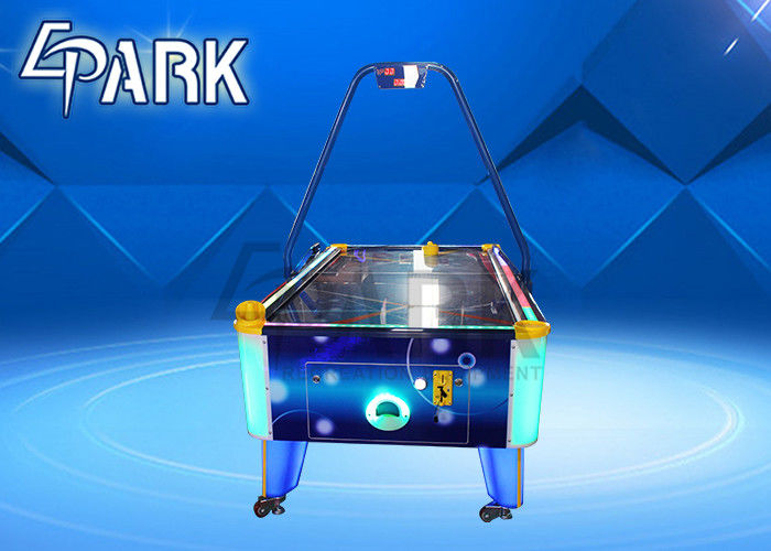 Blue Air Hockey Coin تعمل لعبة آلة معدات الترفيه الهوكي لعبة آلة للبيع